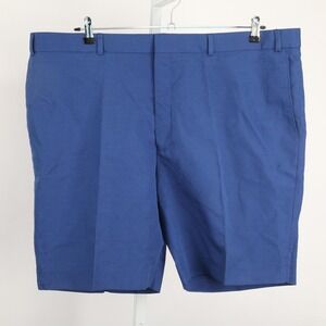 Islander Linen Shorts Men 46 Actual 44 Blue Bermuda Linen Blend 10 Inseam